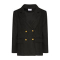 Polly Boucle Blazer - Black