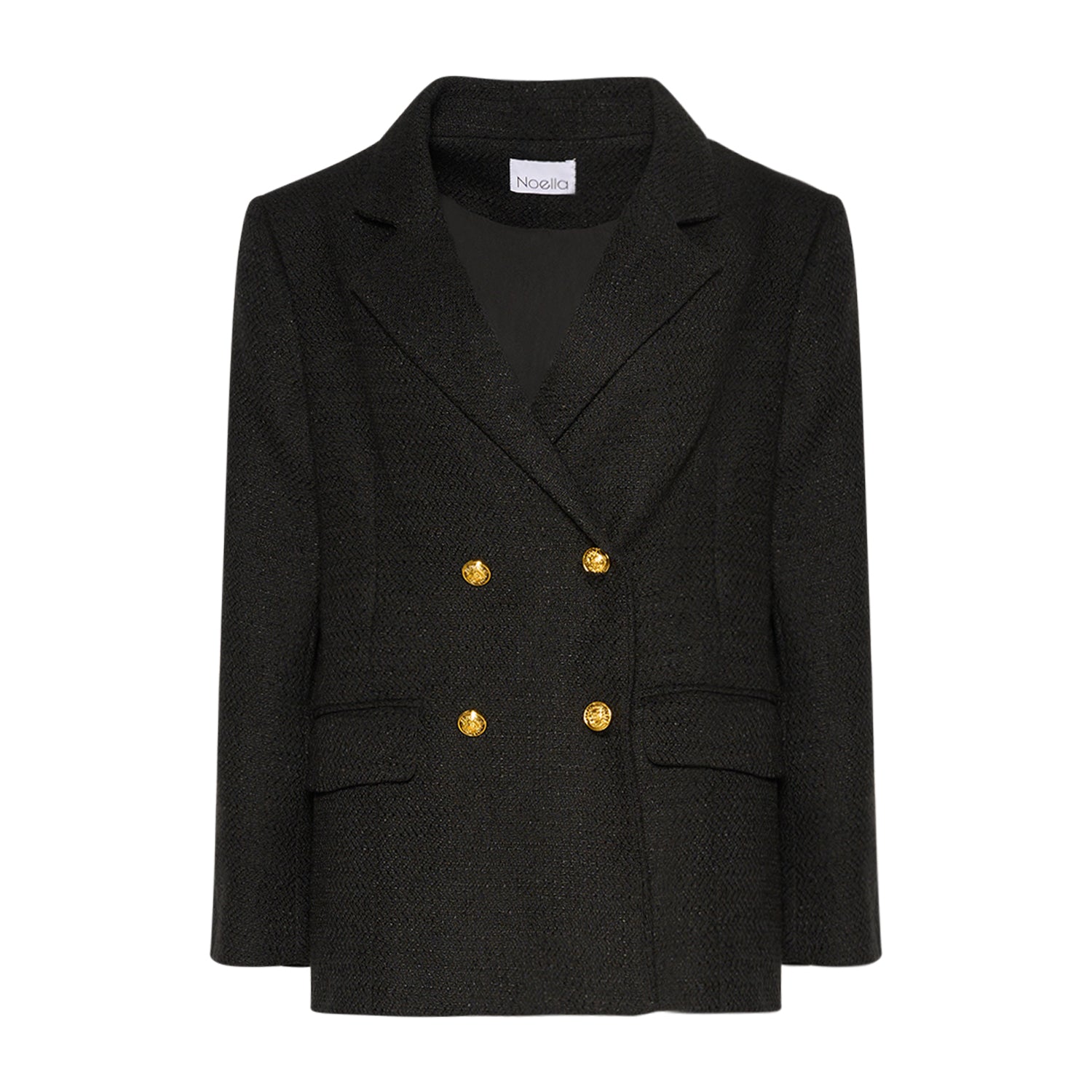 Polly Boucle Blazer - Black