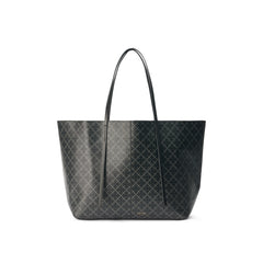 Abi Printed Tote Bag - Charcoal