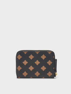 Elia Coin - Black Flower Print