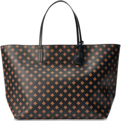 Abi Tote - Black Flower Print