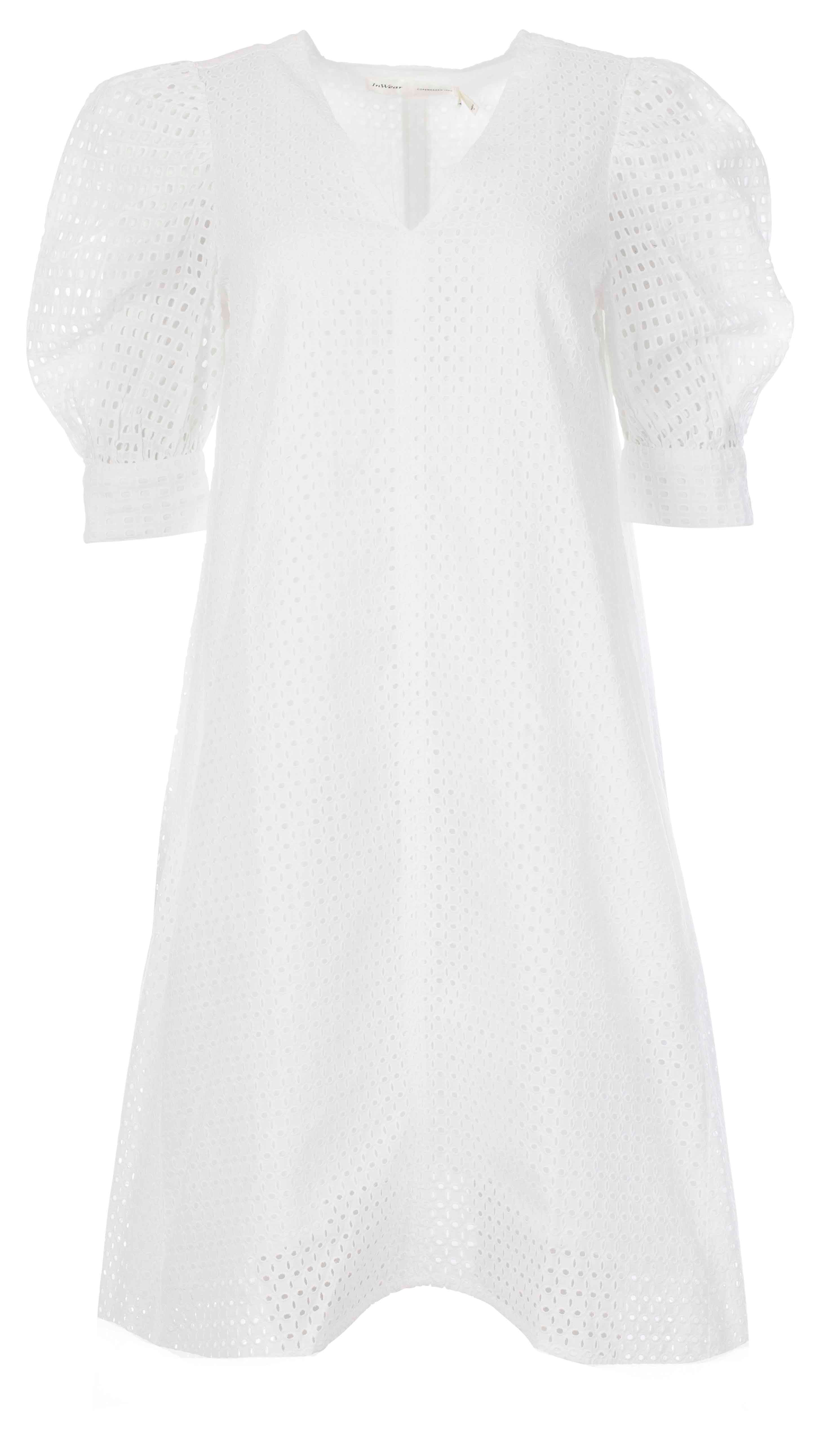 DebbyIW Dress - Pure White - InWear - Kjoler - VILLOID.no
