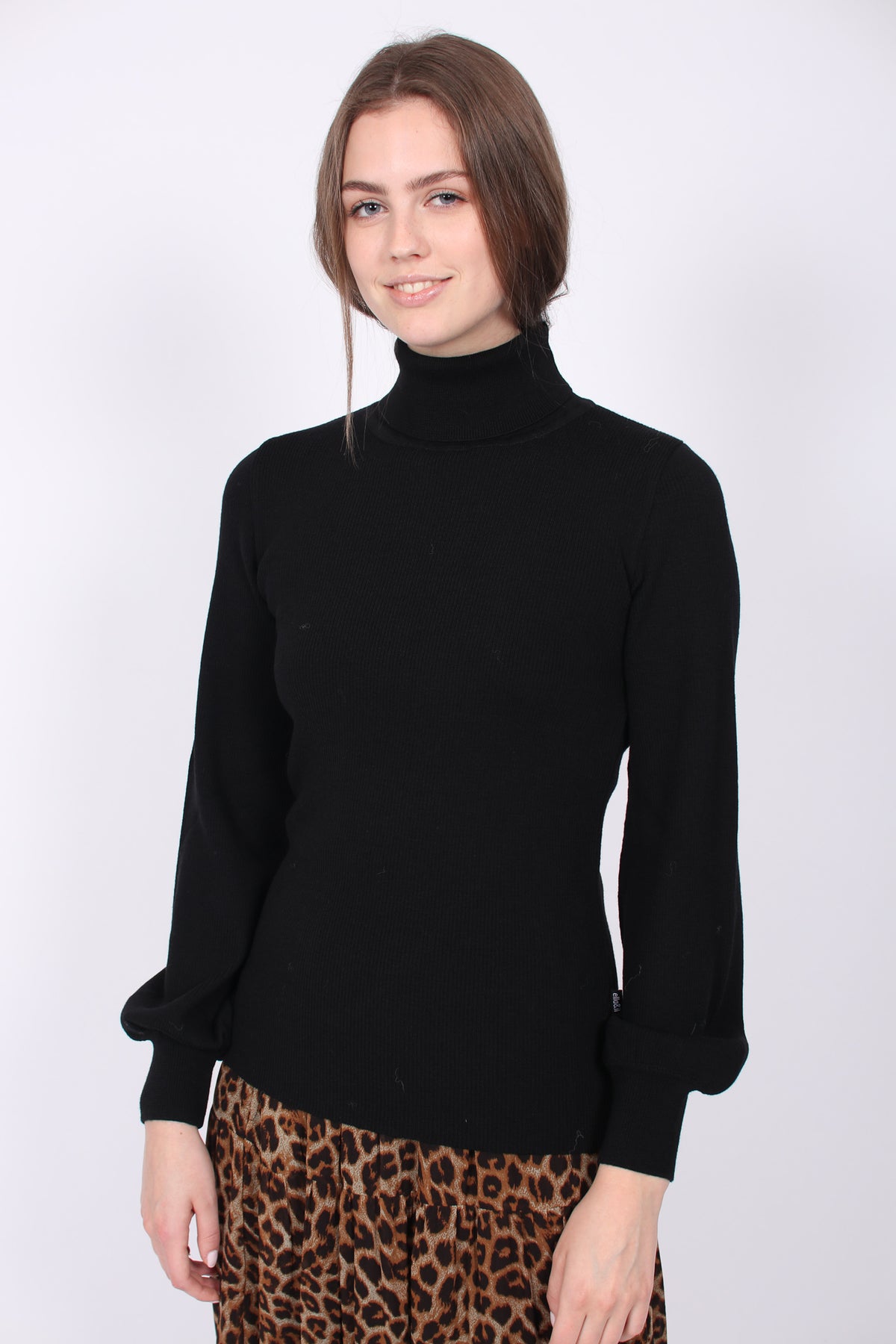 Rosie Merino Sweater - Black - Ella & il - Gensere - VILLOID.no