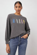 Rails Signature Sweatshirt - Vintage Black Rails