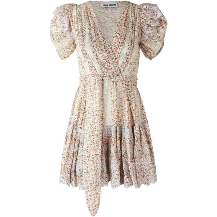 Shanni Dress - White Print