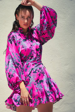 Aliah Dress - Paisley Pink