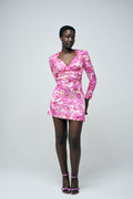 Robbie Calanques Short Dress - Rose De Calanques