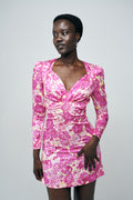 Robbie Calanques Short Dress - Rose De Calanques