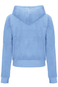 Robertson Classic Velour Zip Hoodie - Powder Blue