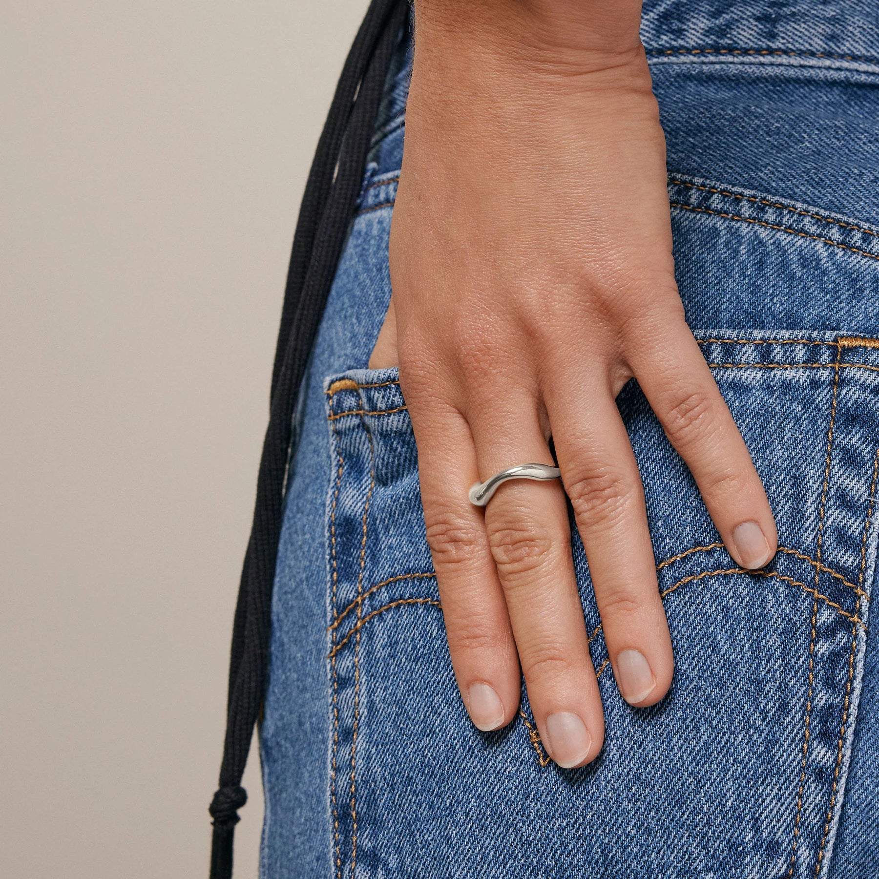 Agnete Small Ring - Silver