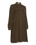 Frea LS Shirt Dress - Grape Leaf - Moss Copenhagen - Kjoler - VILLOID.no