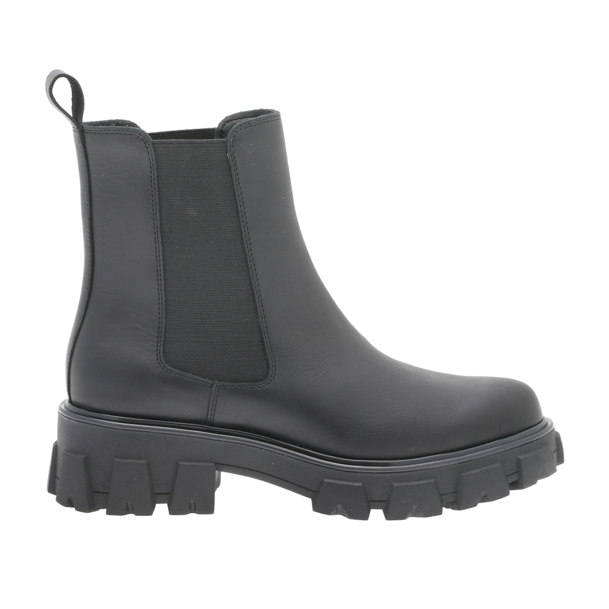 Leather Combat Chelsea - Black