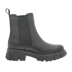 Leather Combat Chelsea - Black