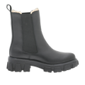 Leather Combat Chelsea Warm - Black