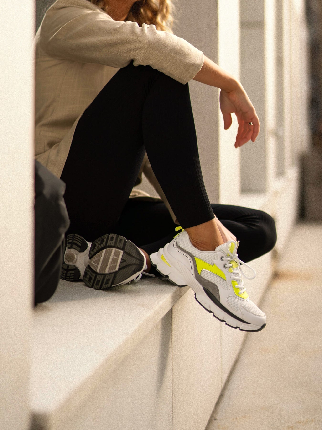 Sportana - White Yellow