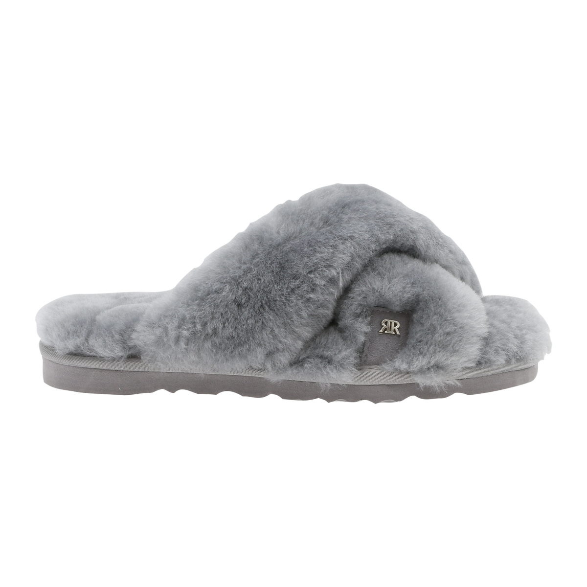 Crossy Sheepskin - Grey