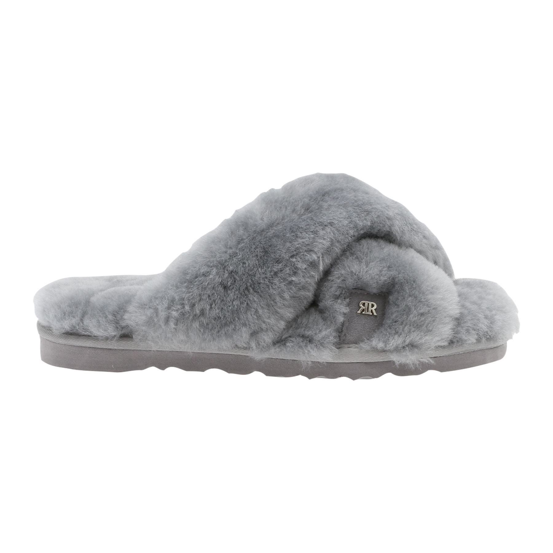 Crossy Sheepskin - Grey