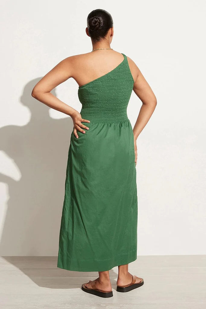 Khalani Midi Dress - Dark Green – VILLOID