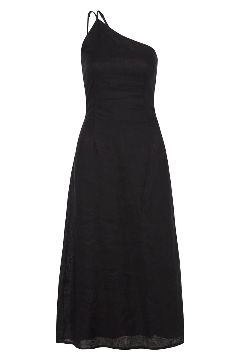 Soko Midi Dress - Black