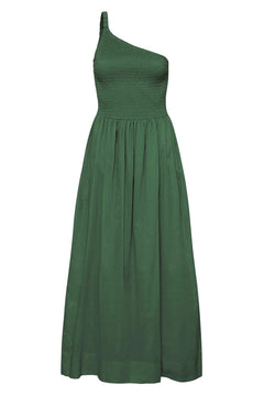 Khalani Midi Dress - Dark Green