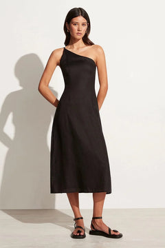 Soko Midi Dress - Black