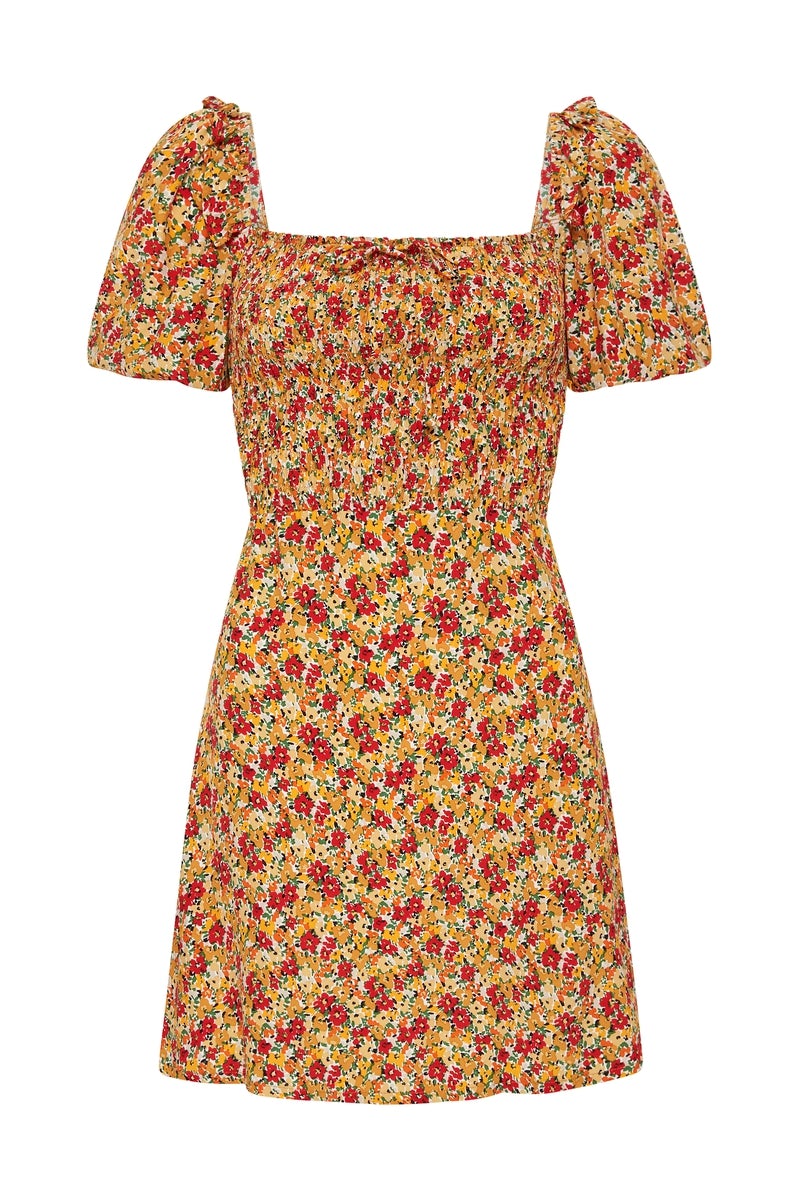 Il Carro Mini Dress - La Gomera Floral Print