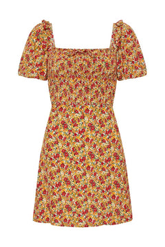 Il Carro Mini Dress - La Gomera Floral Print
