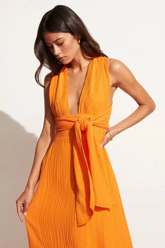 Tropiques Maxi Dress - Tangerine