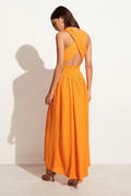 Tropiques Maxi Dress - Tangerine