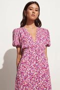 Bellavista Midi Dress - Lou Floral Print Violet