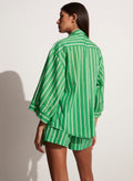 Paradise Shirt - Maya Stripe Print - Green