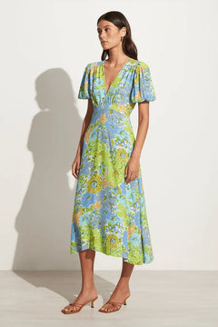 Vittoria Midi Dress - San Benedetto Floral Print