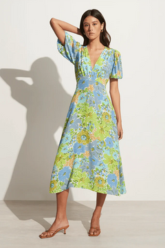 Vittoria Midi Dress - San Benedetto Floral Print