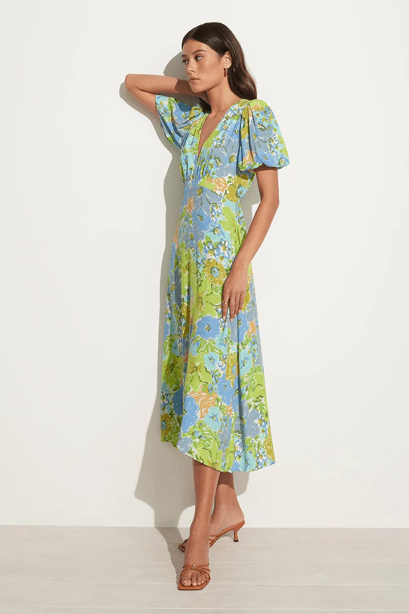 Vittoria Midi Dress - San Benedetto Floral Print
