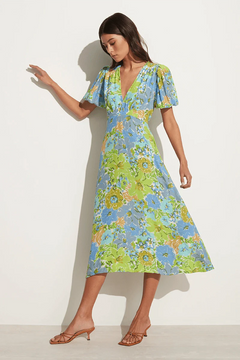 Vittoria Midi Dress - San Benedetto Floral Print