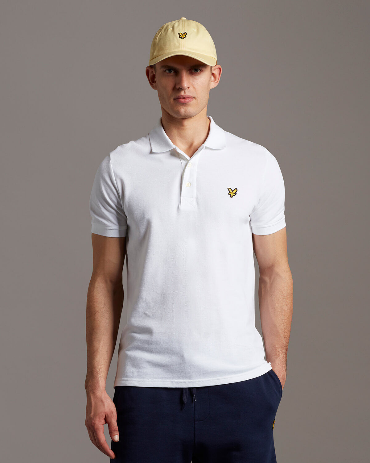Plain Polo Shirt - White