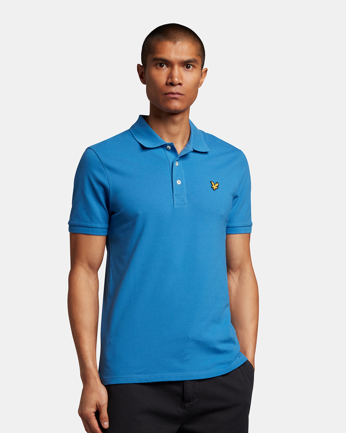 Plain Polo Shirt - Spring Blue