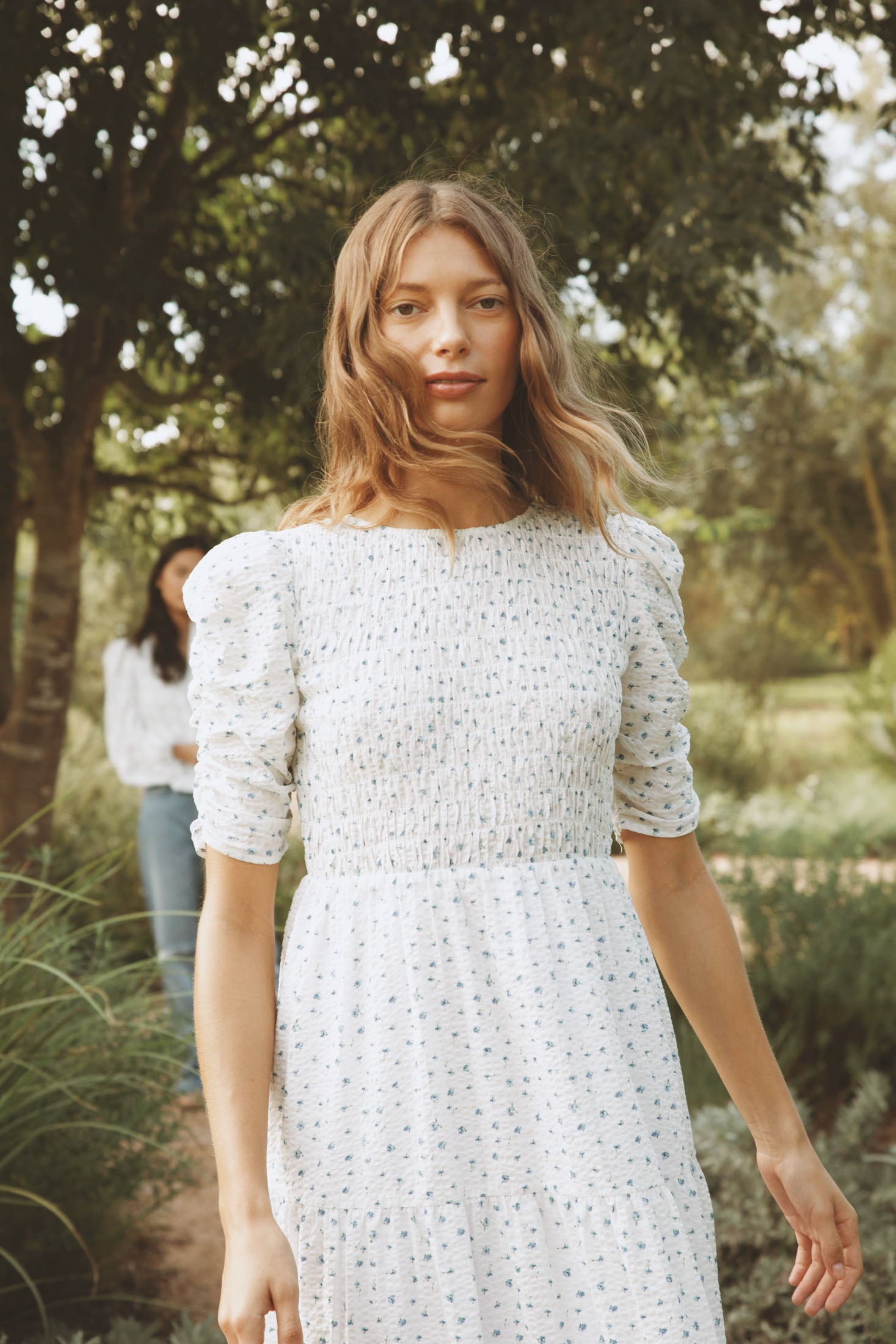 Dovie Crepe Dress - Blue Amaryll