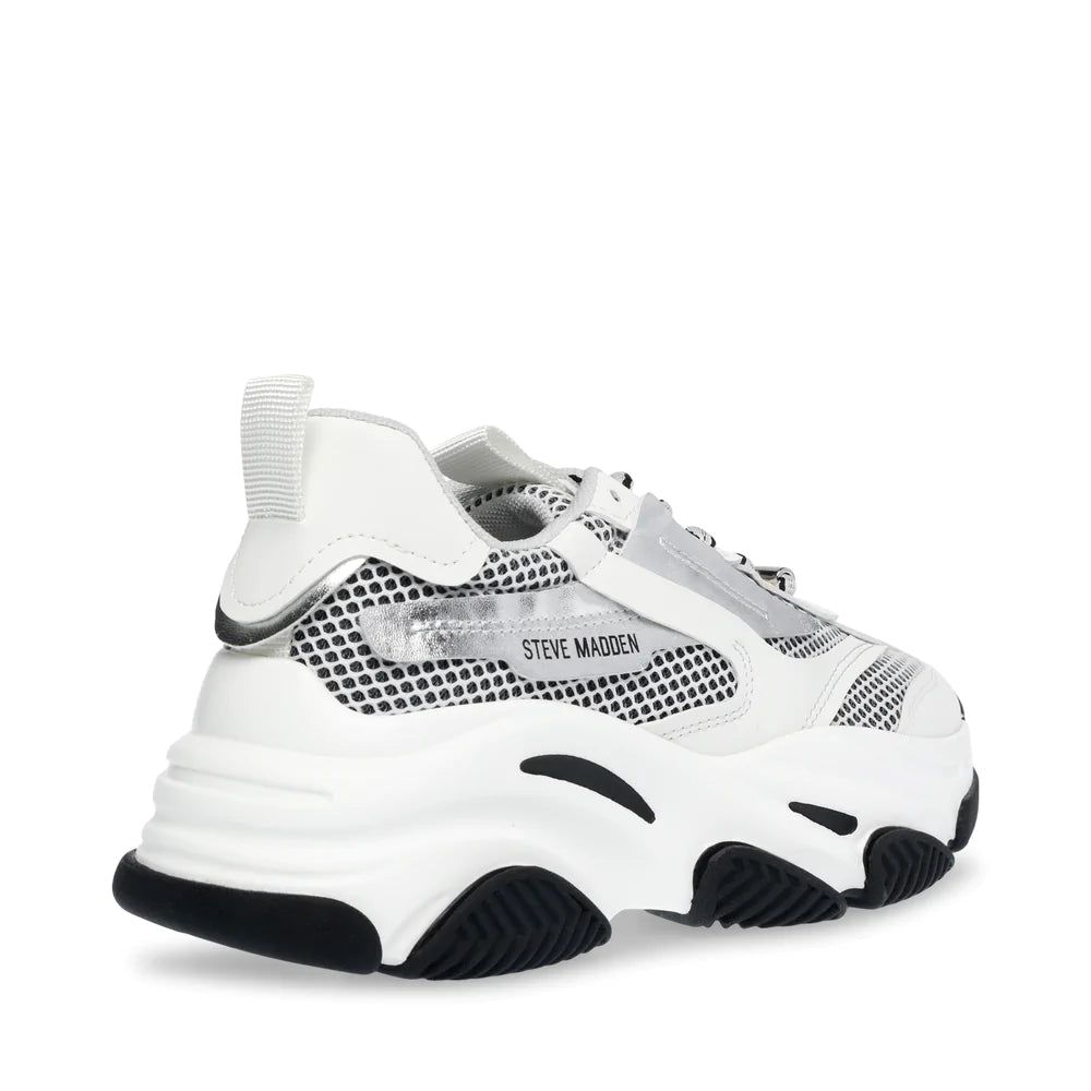 Possession-E Sneaker - Silver/White
