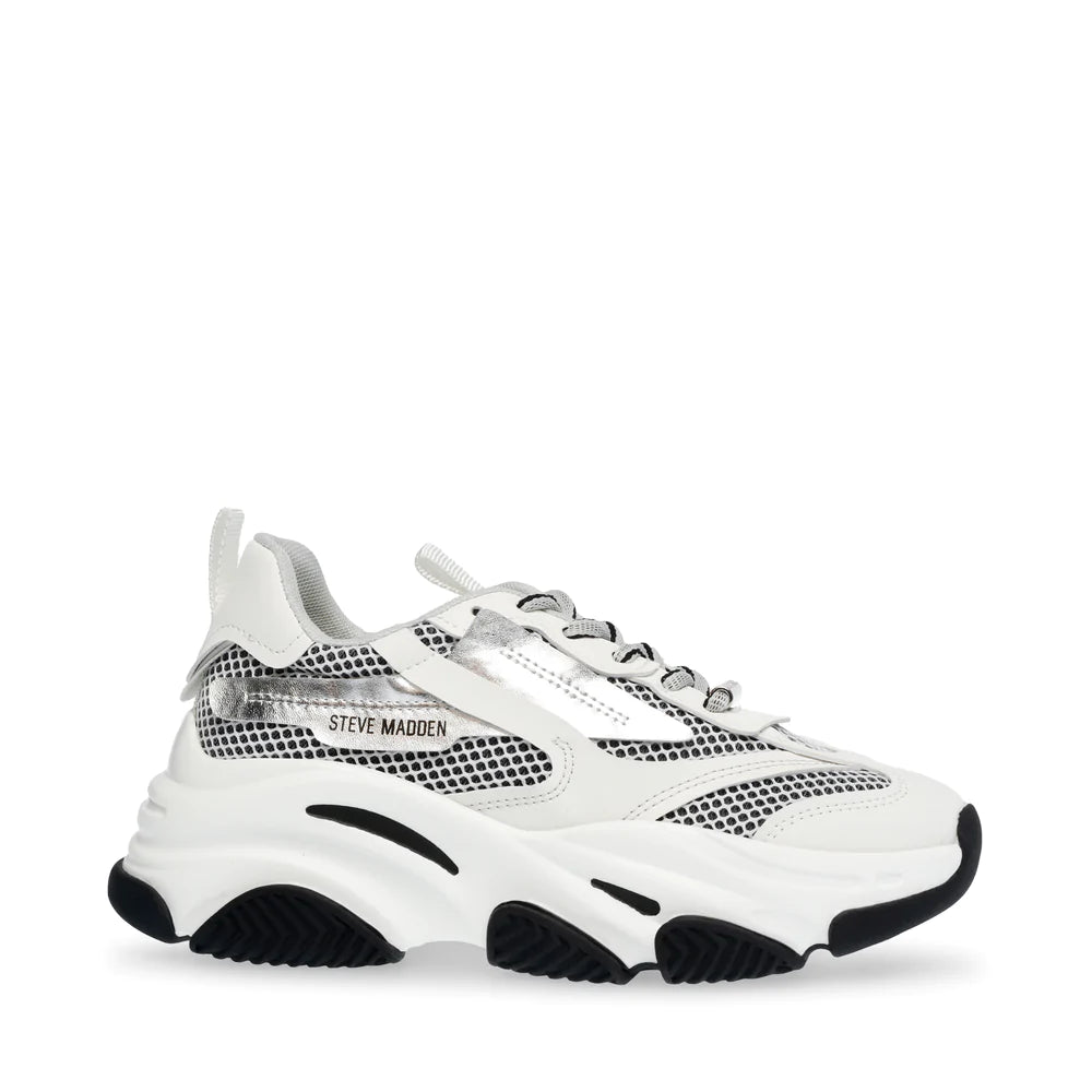 Possession-E Sneaker - Silver/White