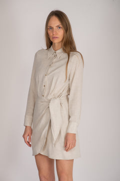 Sabre Linen Light - Beige Melange