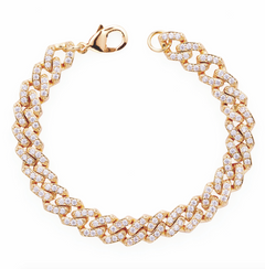 Mexican Chain Bracelet - Clear