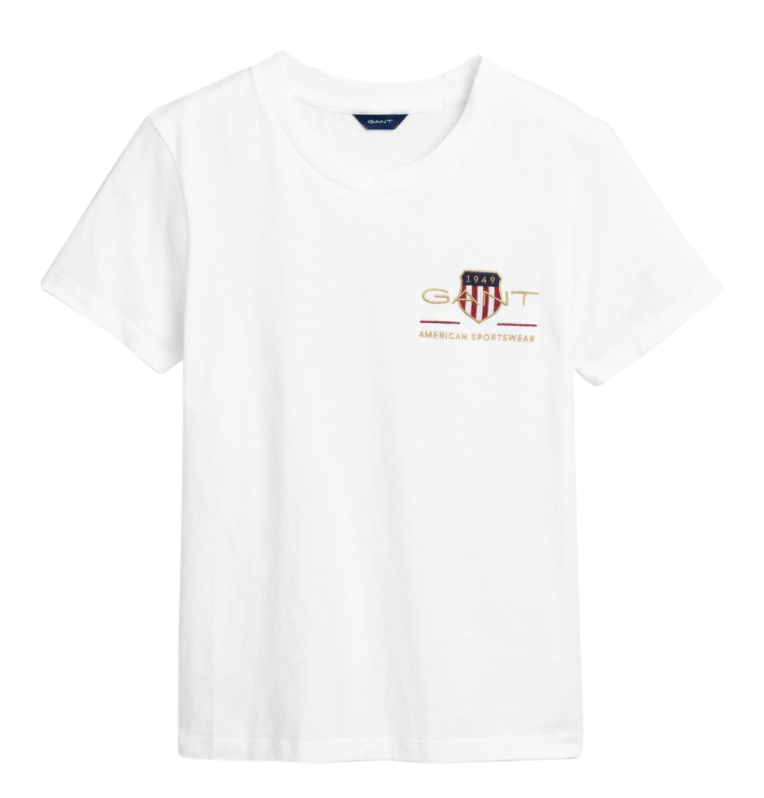 Archive Shield SS T-shirt - White