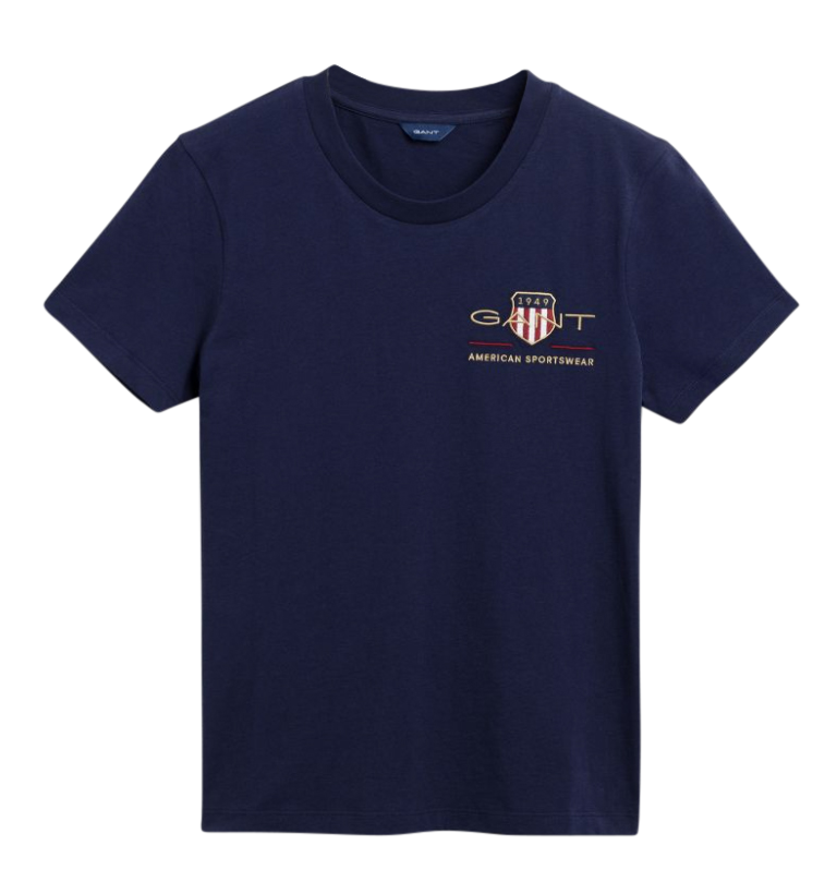 Archive Shield SS T-shirt - Evening Blue