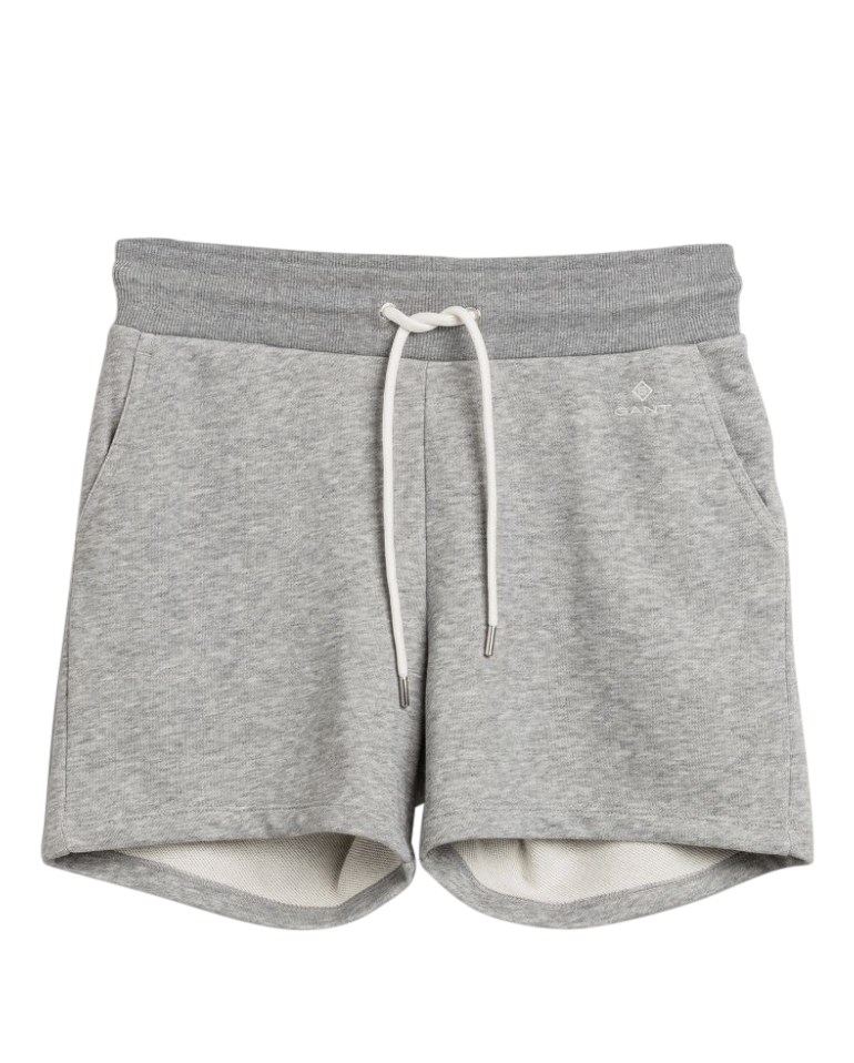Lock Up Sweat Shorts - Grey Melange