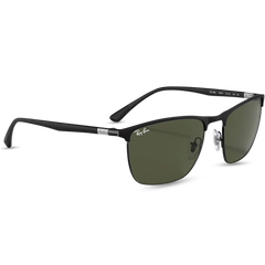 RB3686 - Matte Black On Black - Green