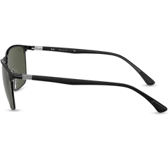 RB3686 - Matte Black On Black - Green