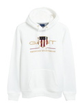 Archive Shield Hoodie - Eggshell