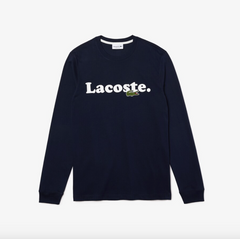 Lacoste Cotton T-shirt - Navy Blue