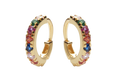 Nubia Color Earrings - Gold